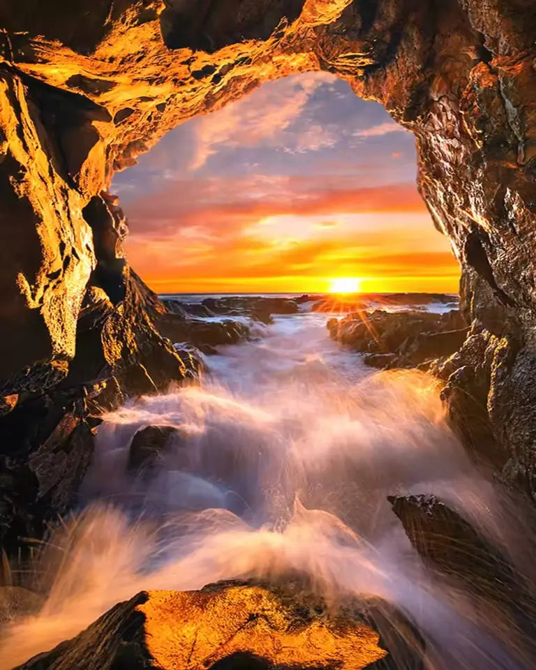 The twilight cave - Paint by numbers