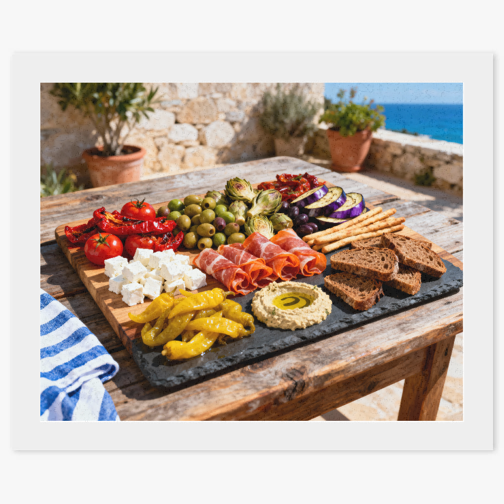 Appetizer platter - Paint by numbers