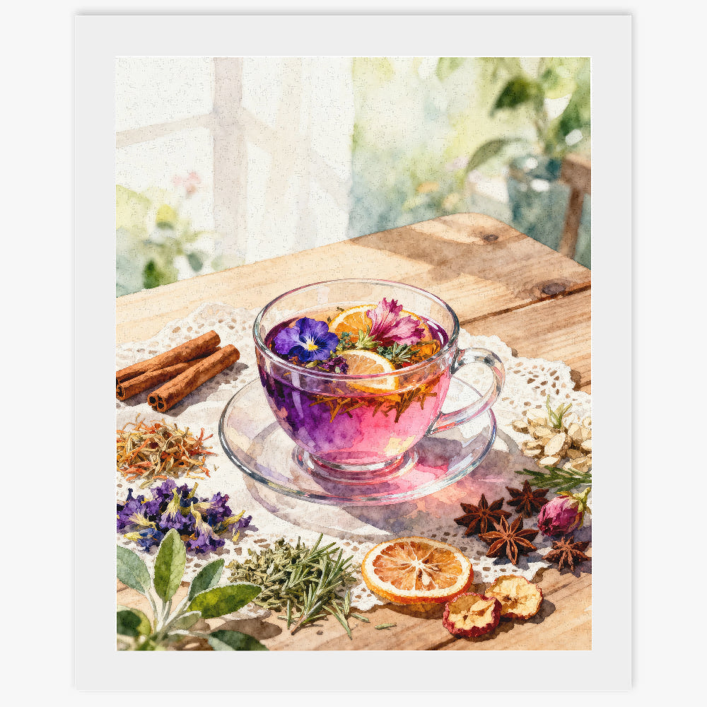 Exotic tea - Paint by numbers