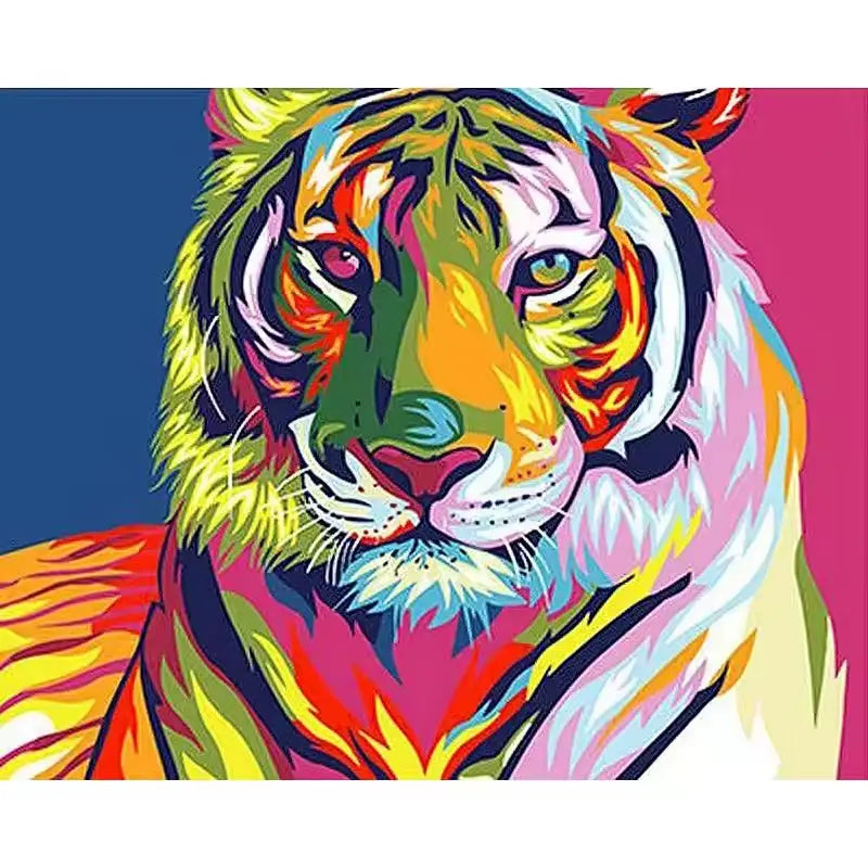 Tigre Pop Art - Paint by numbers